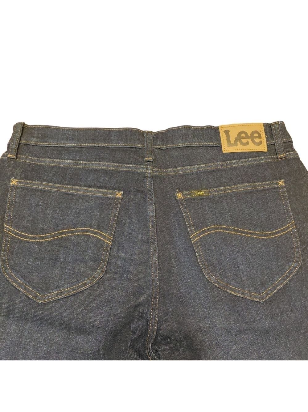 NWT Lee Legendary Skinny Jeans 16 Medium Mid Rise Dark Wash Stretch - Picture 5 of 5
